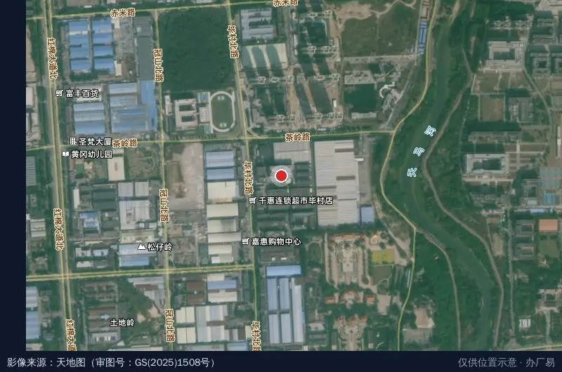 巨达工业园卫星位置示意图