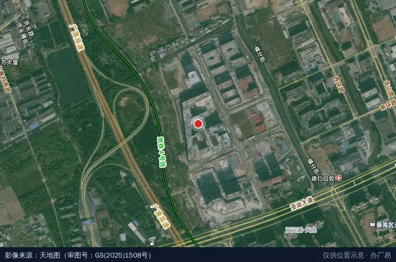 广电计量科技产业园卫星位置示意图