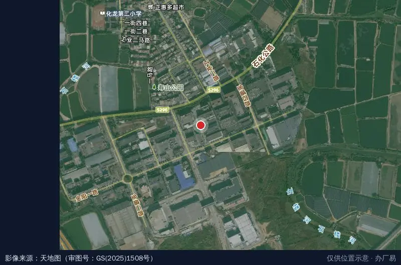温源科技园卫星位置示意图