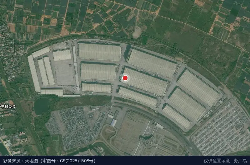 广州君建汽车零部件产业园卫星位置示意图