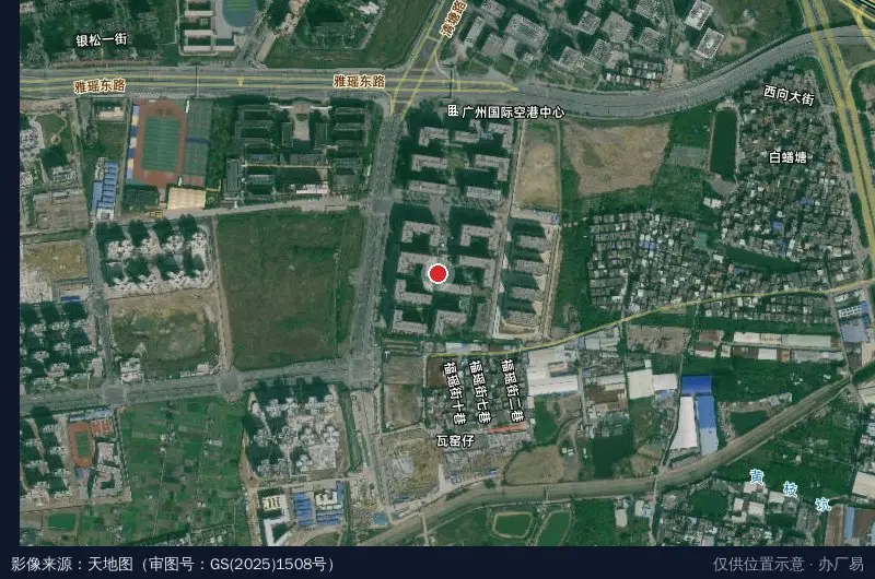 绿地空港国际中心7号地卫星位置示意图