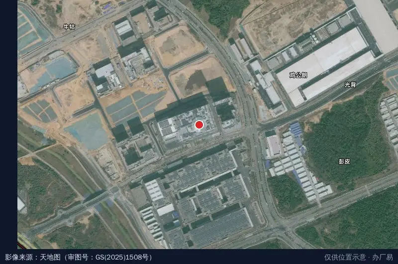 视源睿创卫星位置示意图
