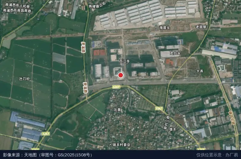 瑞宝科技(广州)智慧产业园卫星位置示意图