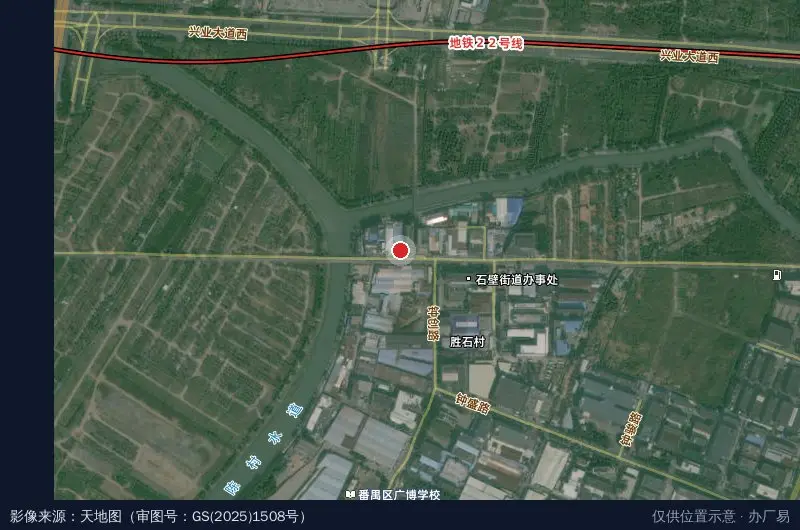 鸿创科技园卫星位置示意图