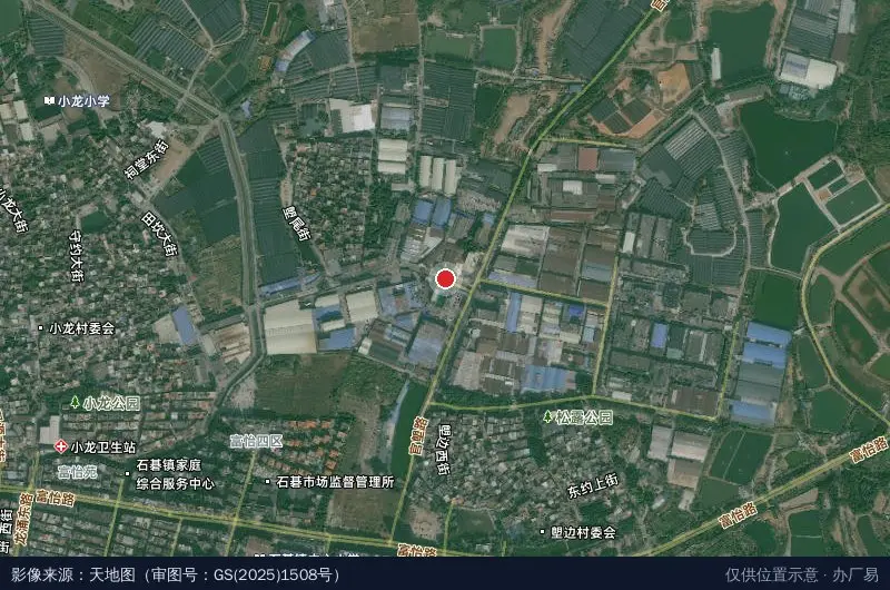 众源科技园卫星位置示意图