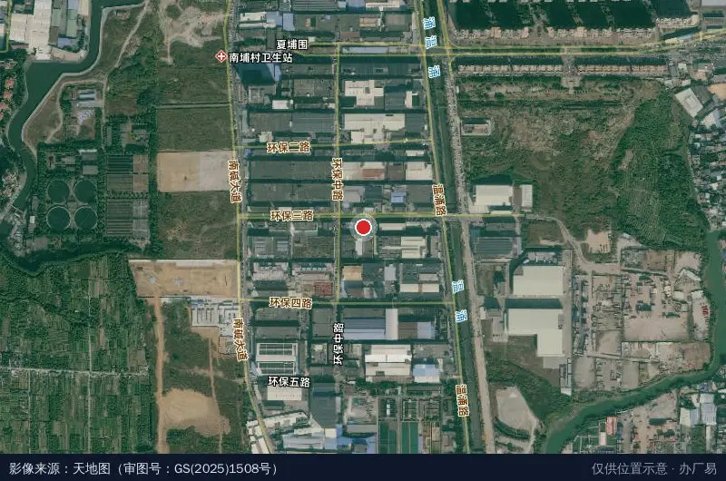 博大科技园卫星位置示意图