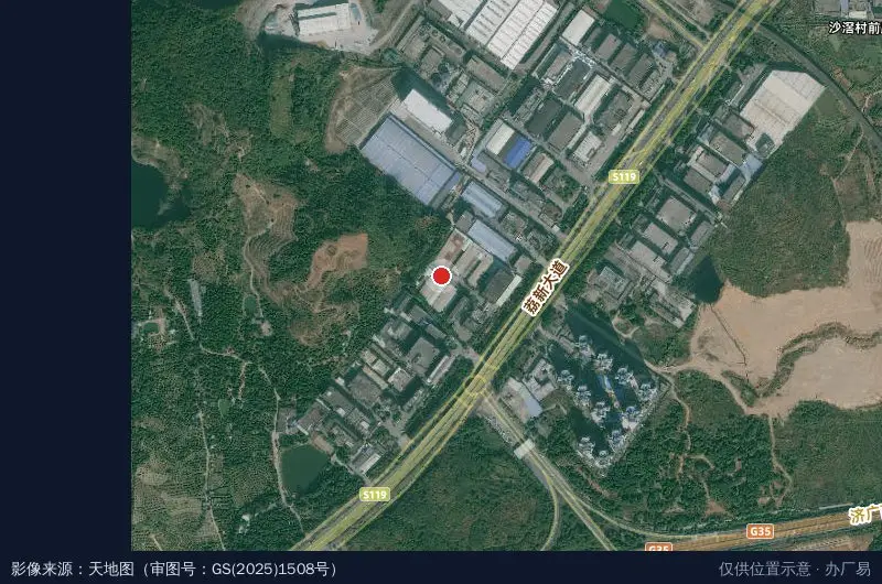 福兴科技园卫星位置示意图