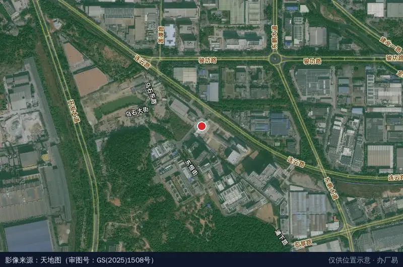 汇创科技园卫星位置示意图