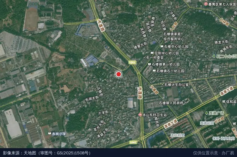 小米科技园卫星位置示意图
