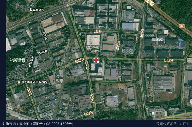 纳金·威扬科技产业园卫星位置示意图