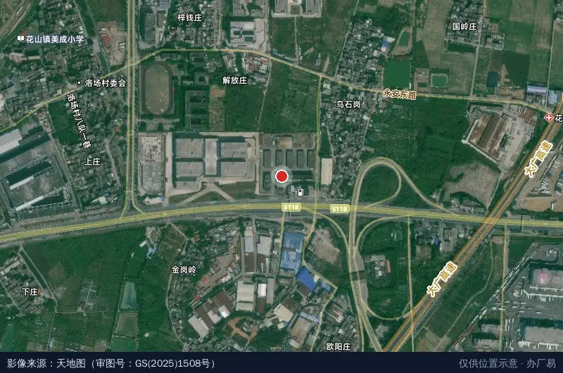 微搏国际物流园卫星位置示意图