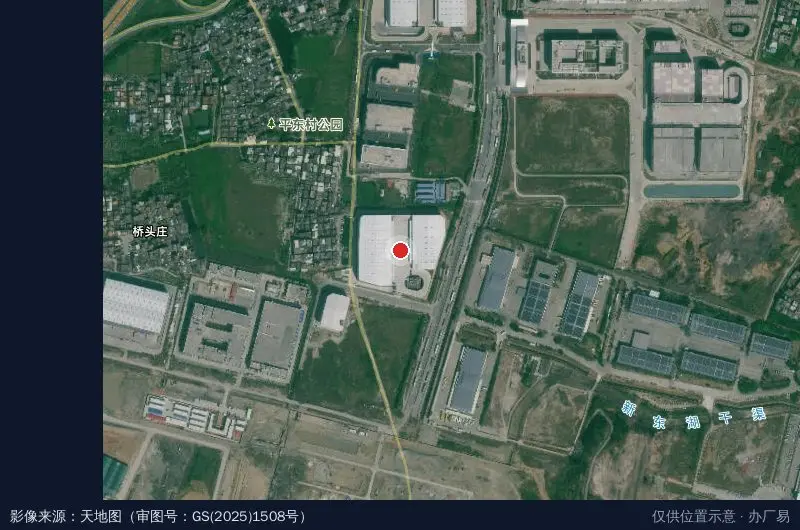 维龙广州空港物流园卫星位置示意图