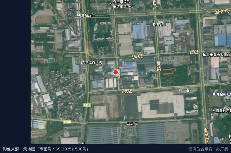 鼎晟产业园卫星位置示意图