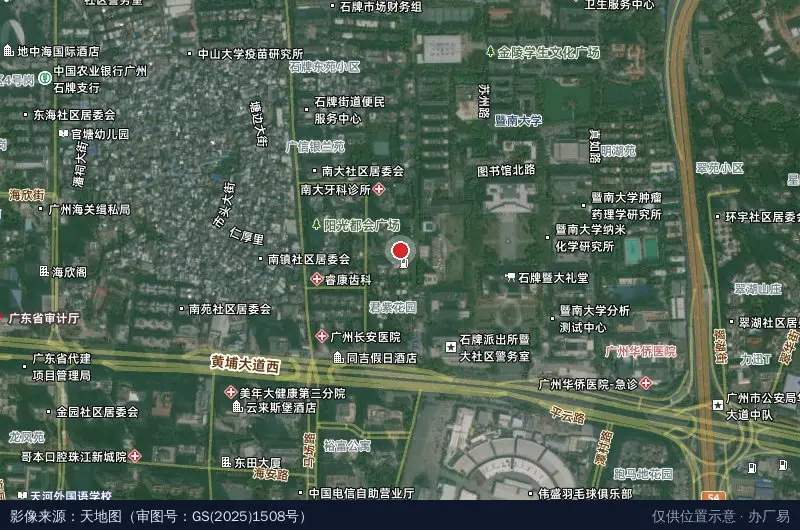广信数智产业园卫星位置示意图