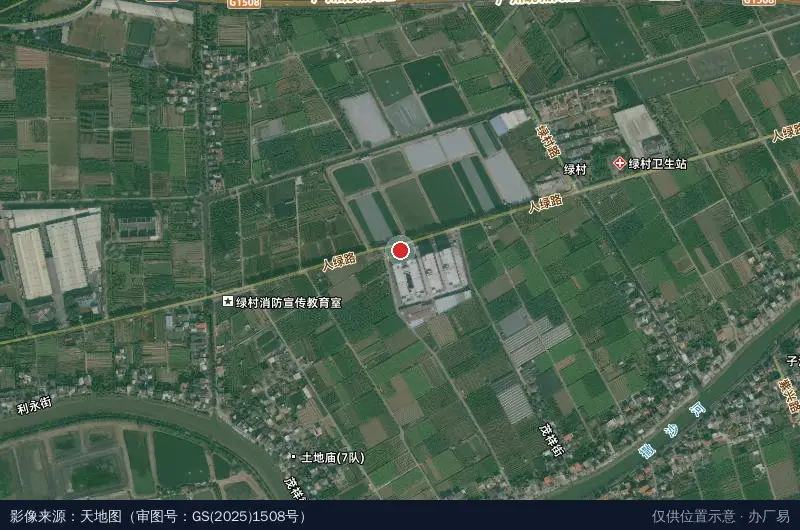 凌利产业园卫星位置示意图