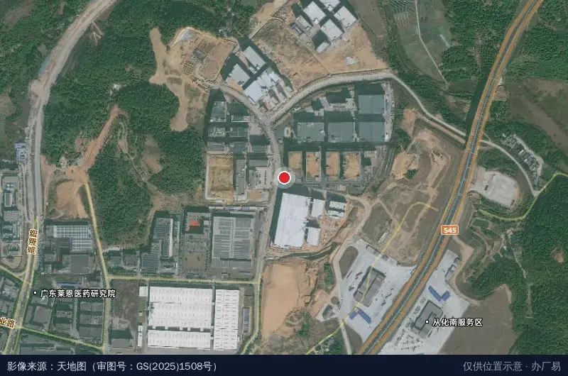 仙迪产业园卫星位置示意图
