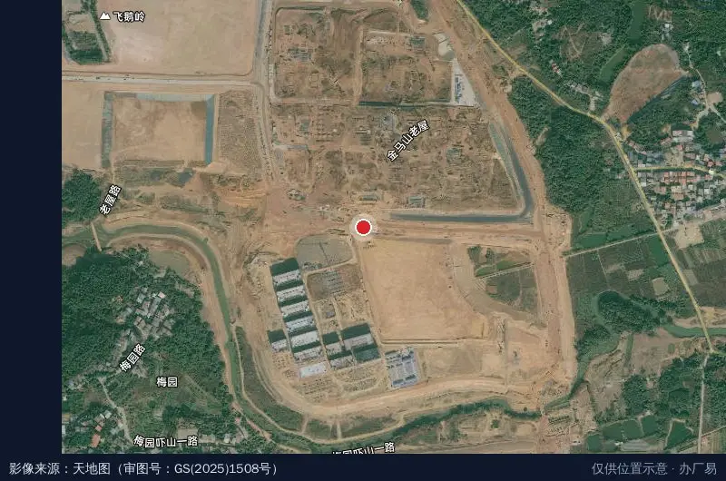 广州昌运数字能源产业园卫星位置示意图