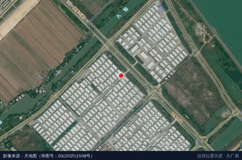 中非经贸产业园卫星位置示意图