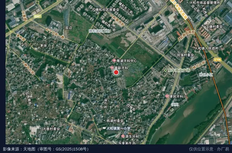 凡达产业园卫星位置示意图