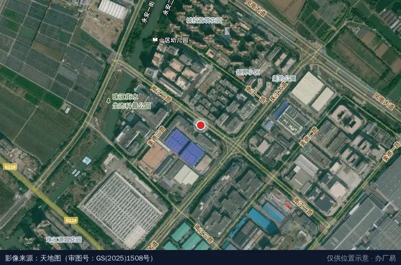 广州盈特产业园卫星位置示意图