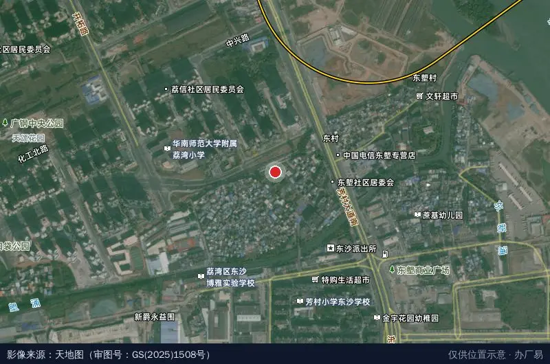 拉链印象创意产业园卫星位置示意图