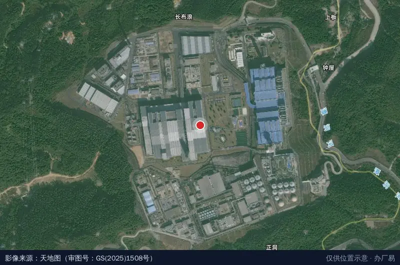 福山循环经济产业园卫星位置示意图