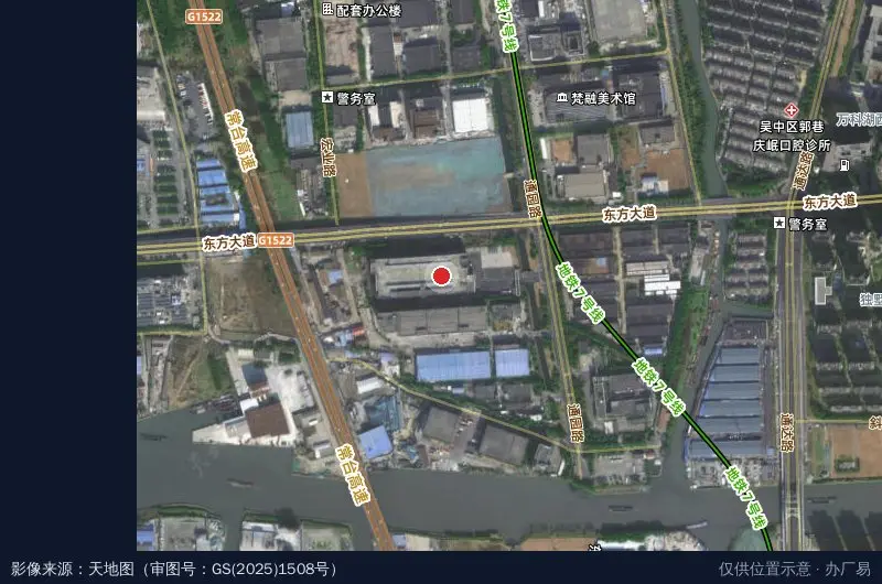 苏州工业园区公共交通有限公司卫星位置示意图