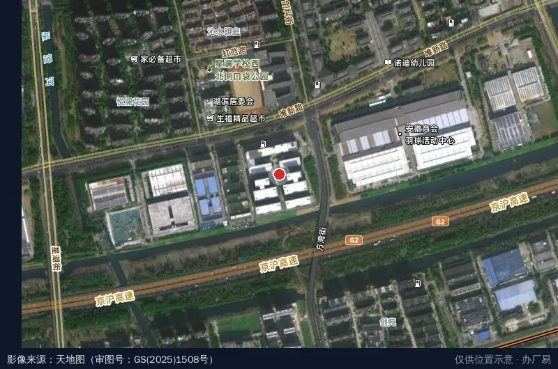 联东U谷阳澄半岛科技园卫星位置示意图