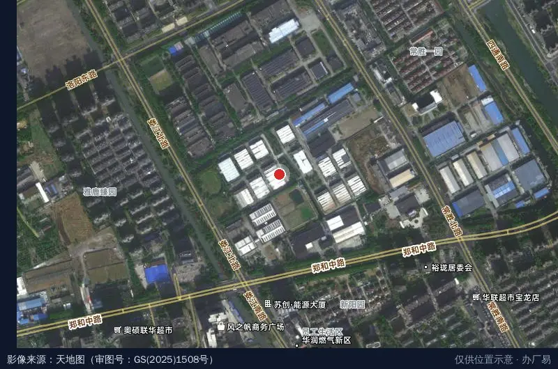 太仓中德创新园卫星位置示意图