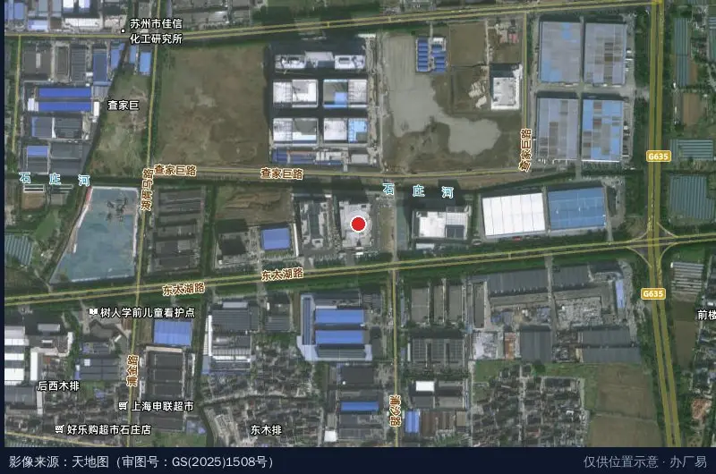 贝克诺斯科技园卫星位置示意图