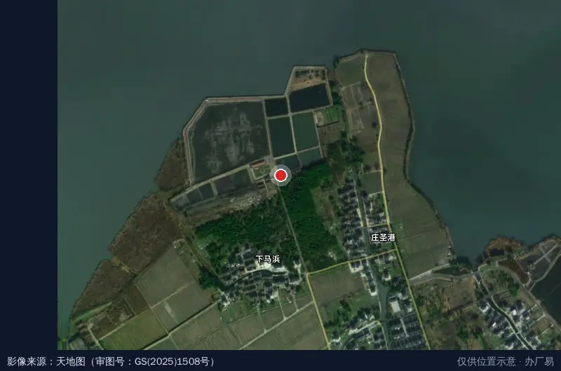长漾生态养殖科技园卫星位置示意图
