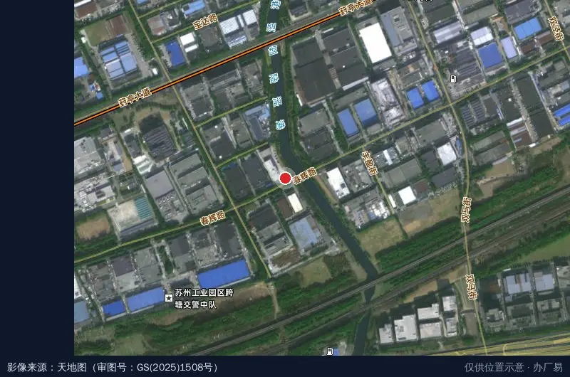 六方科技园卫星位置示意图