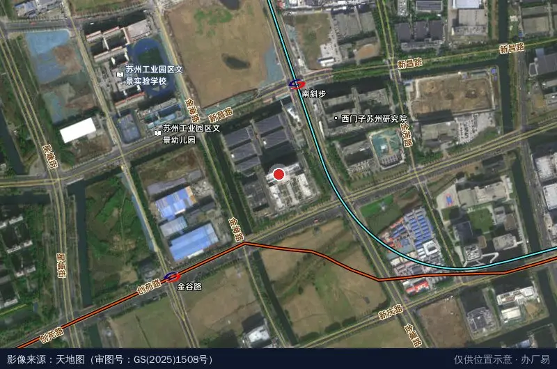 莊嚴·博济科技园卫星位置示意图