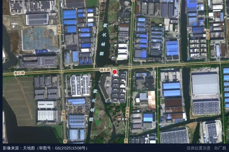 京纯科技产业园卫星位置示意图