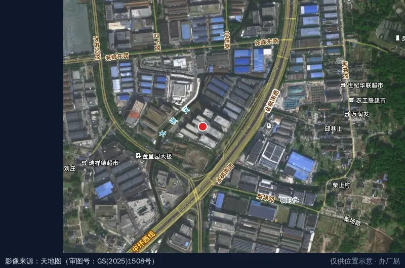 联东U谷·苏州木渎国际科创园卫星位置示意图
