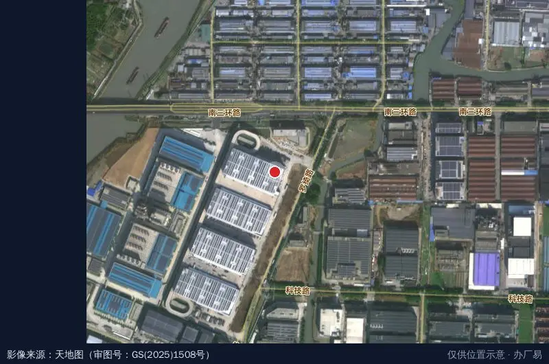 岭郅吴江物流园卫星位置示意图