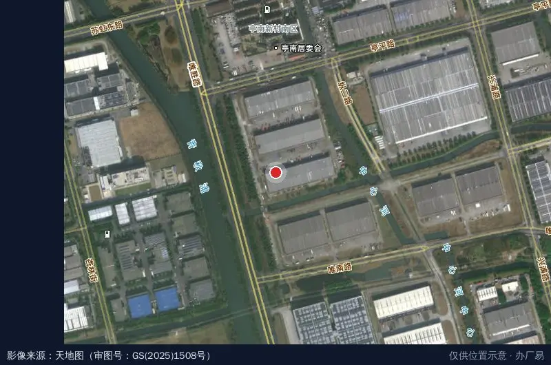普洛斯苏州物流园C9库卫星位置示意图