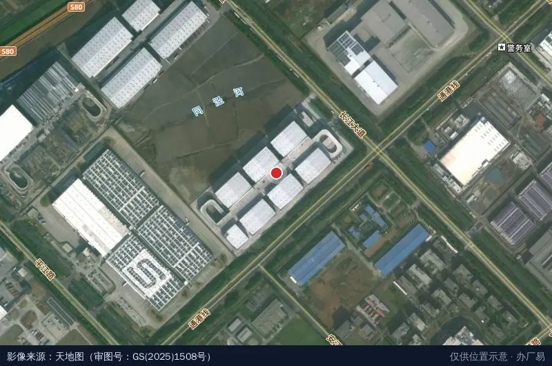 上海大件DC苏宁园区京东物流卫星位置示意图