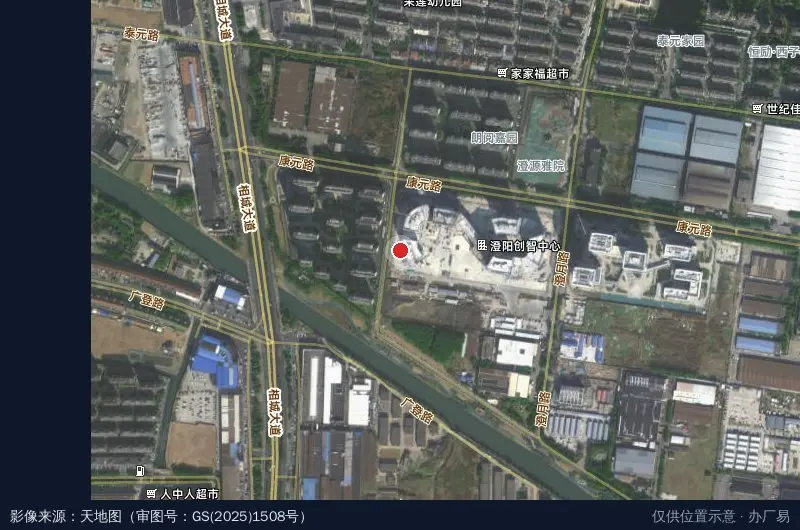 苏州相城经济技术开发区社会治安综合治理中心卫星位置示意图