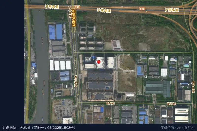 尹山智谷低空经济产业园卫星位置示意图