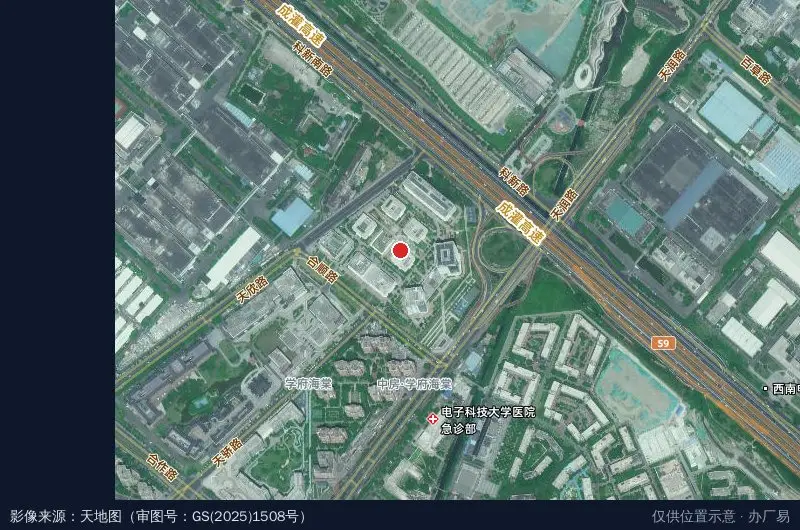 IC设计产业园卫星位置示意图