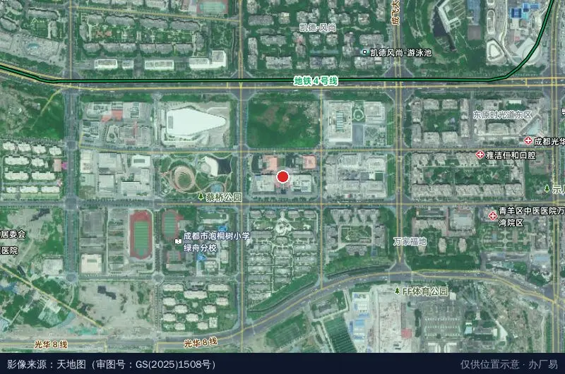航空国创中心产业园卫星位置示意图