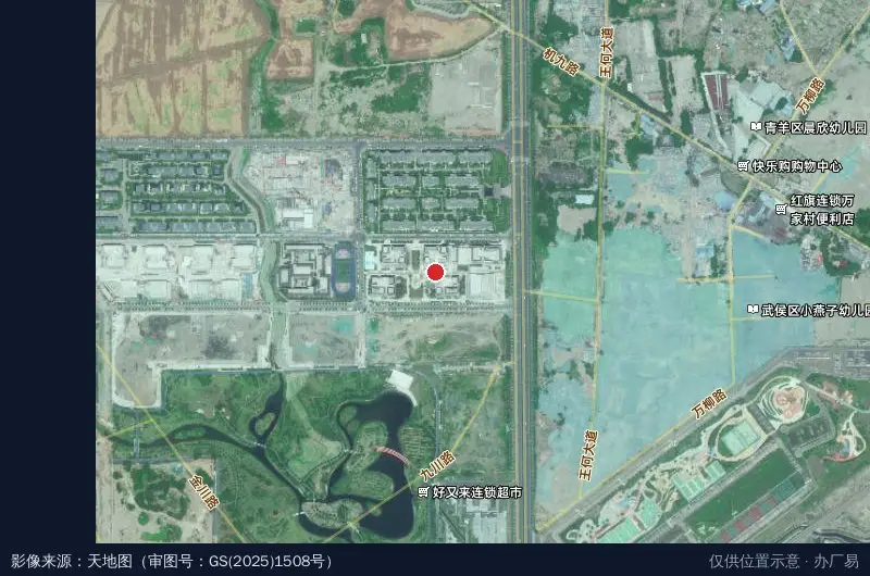 悦湖数园卫星位置示意图