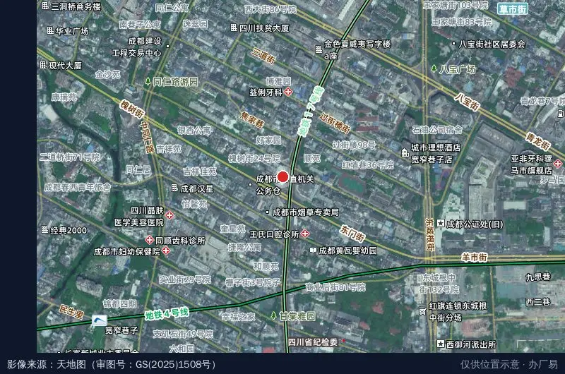 汇文文化产业园卫星位置示意图