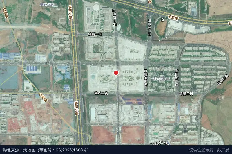 白鹭湾科技生态园卫星位置示意图