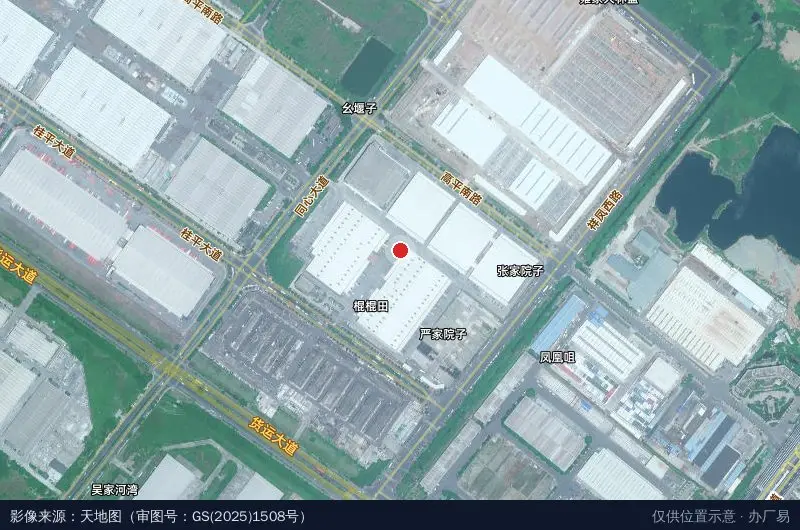 ESR冷链电商产业园卫星位置示意图