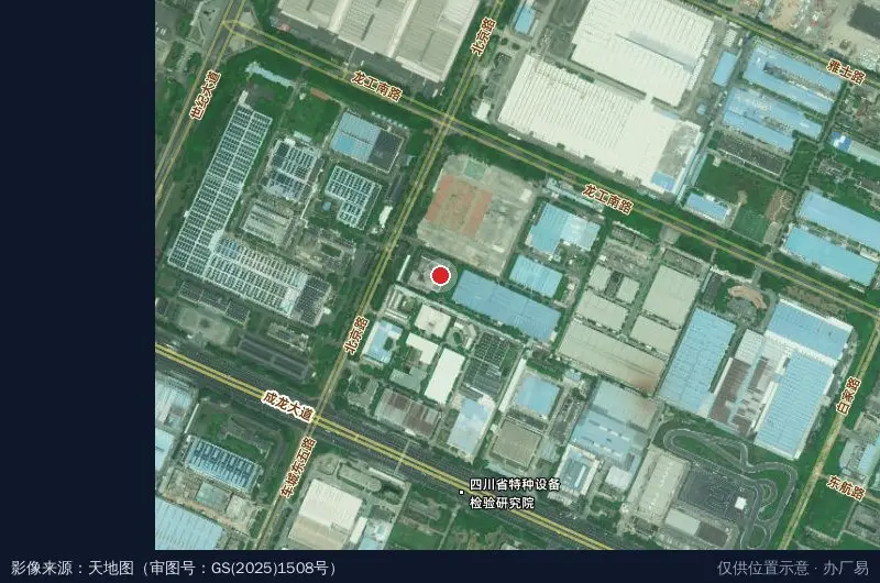 光明工业园卫星位置示意图