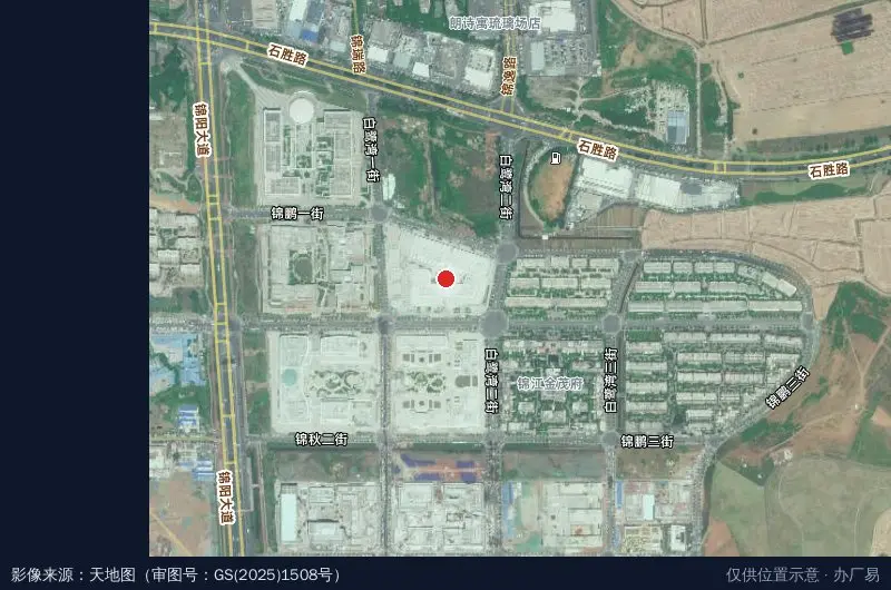 白鹭湾科技生态园E区卫星位置示意图