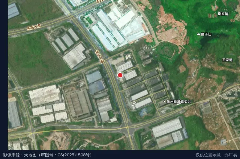 吉利学院科技园卫星位置示意图