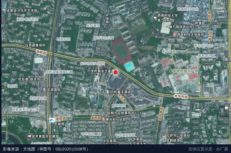 银鑫汽车科技产业园卫星位置示意图